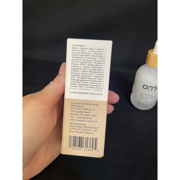 OMI Natural Anti-aging Serum Formula Pore Min Hyaluronic Acid-Acetyl Hexapeptide - Picture 4 of 4